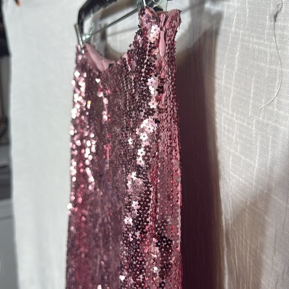 Sister Jane Recital Sequin Trousers Pink Size L Party, Holiday, Statement Pants - Picture 11 of 11